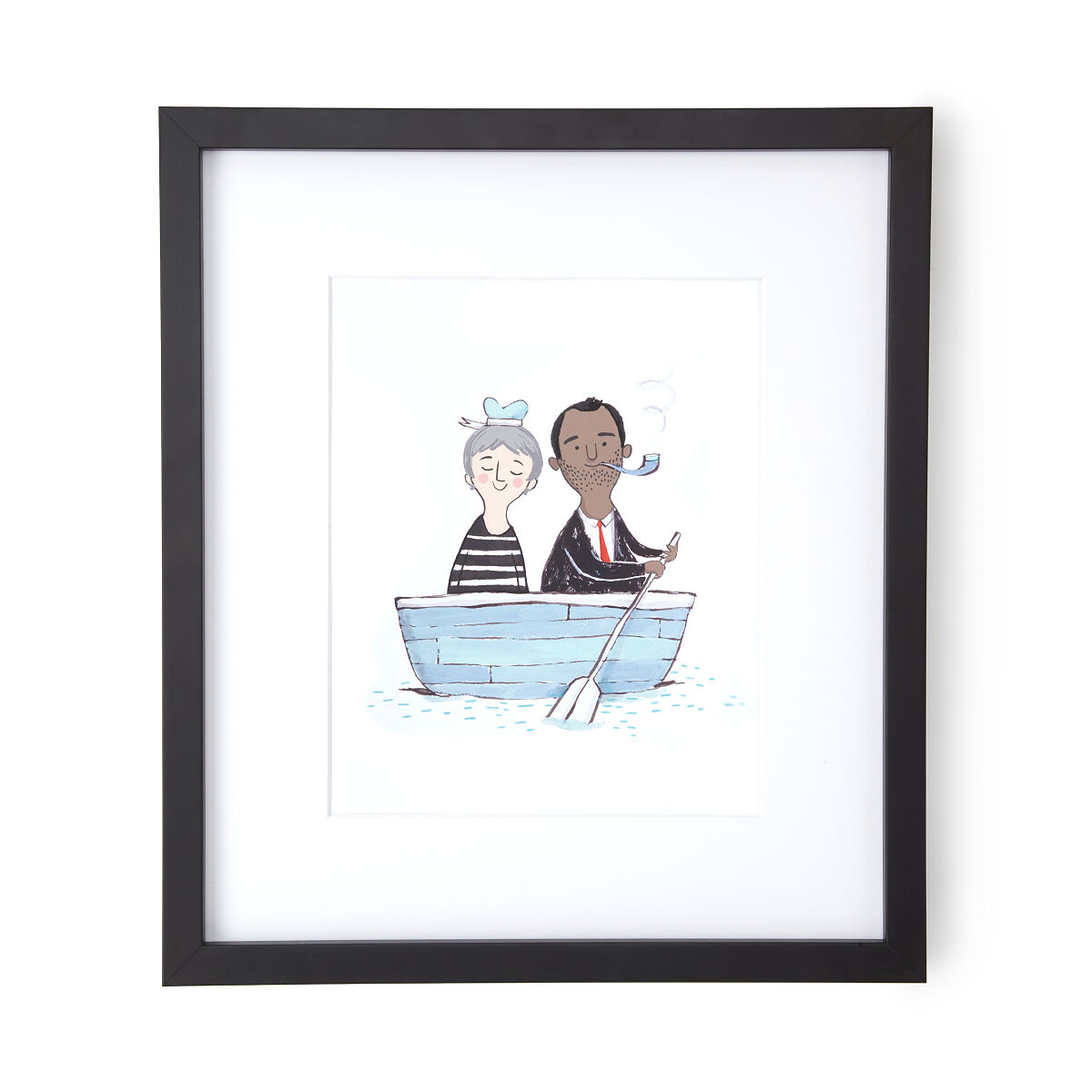 Custom Love Boat Portrait - Framed