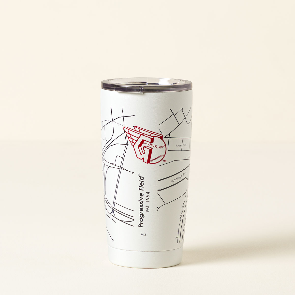 MLB Ballpark Map Insulated Pint - Cleveland Guardians