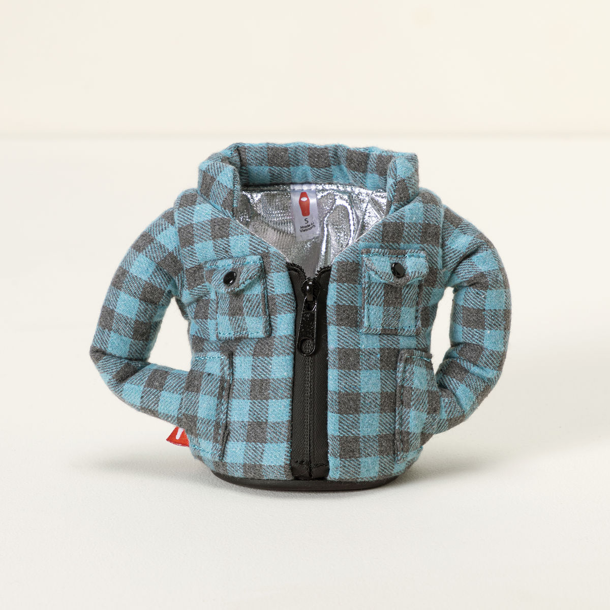 Chill Beer Flannel - Blue Plaid