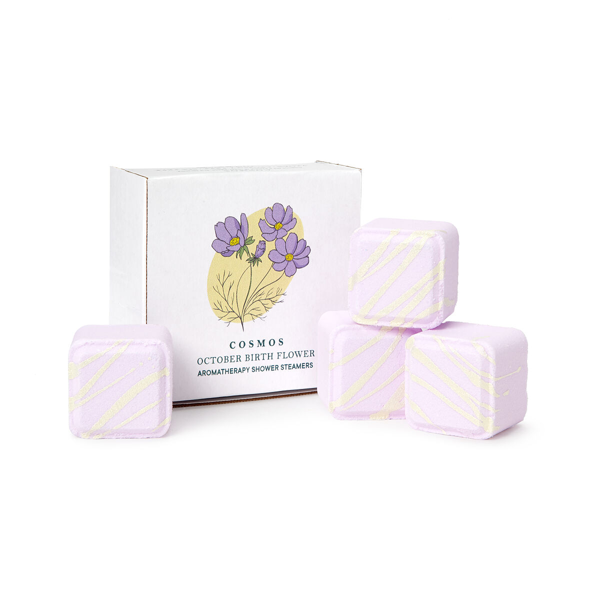 Birth Month Flower Shower Steamers - October - Cosmos