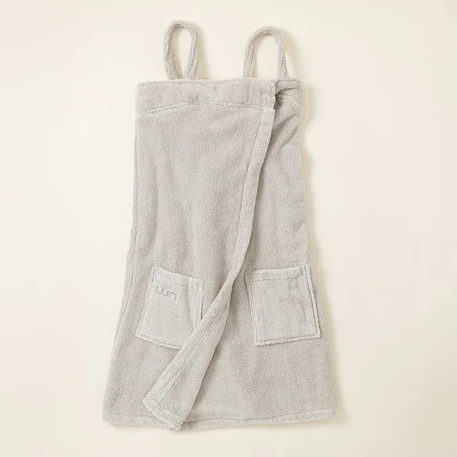 cotton spa dress Dusty Rose Muslin Robe, Turkish Cotton Spa Bathrobe