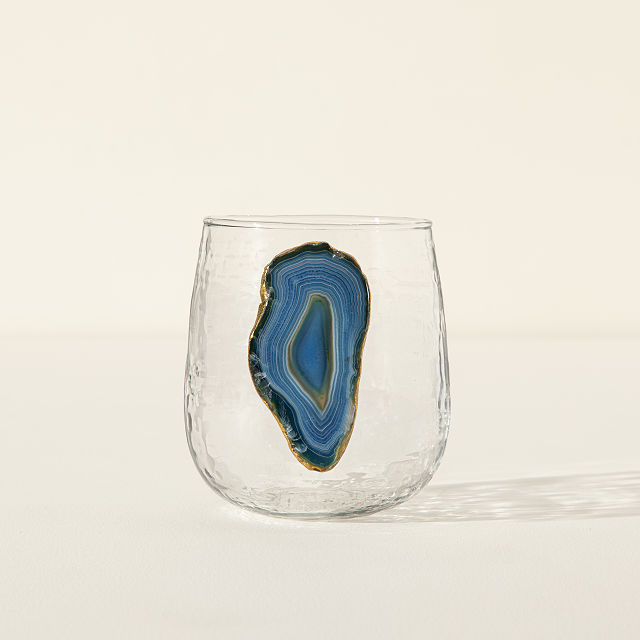 Geode Wine Glass Crystal Glass Goods