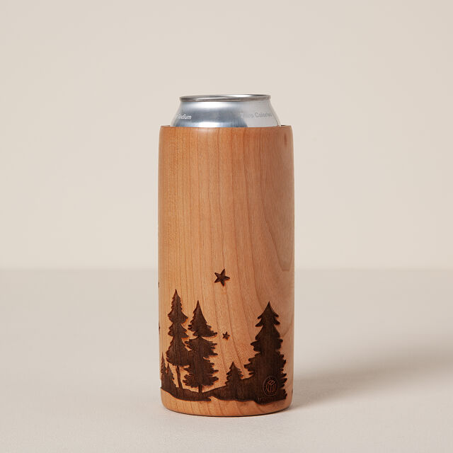 Sip Under the Stars Wood Beer Chiller Nature Jewelry Goods