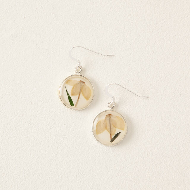 Birth Flower Earrings Flower Earrings Goods