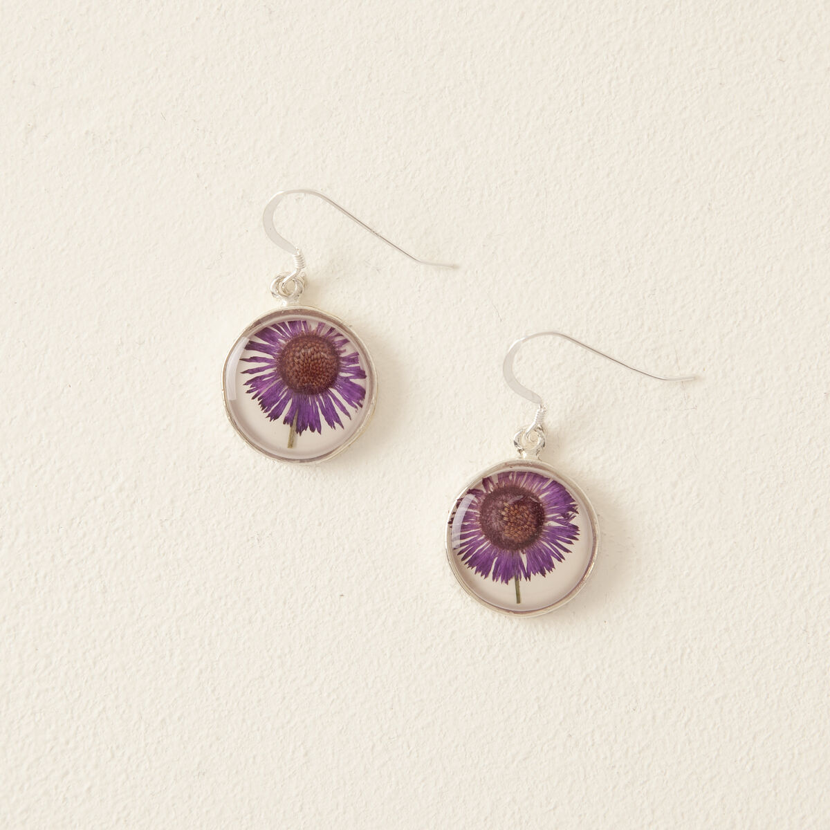 Birth Flower Earrings - September
