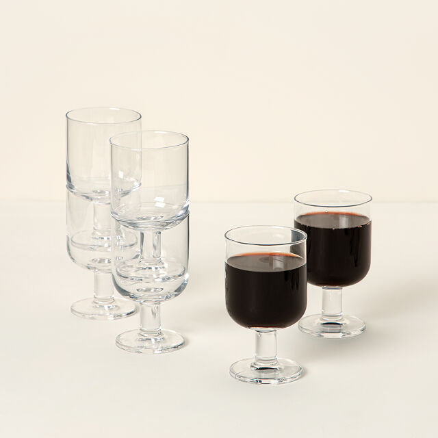 Stackable Wine Glasses - Set of 6