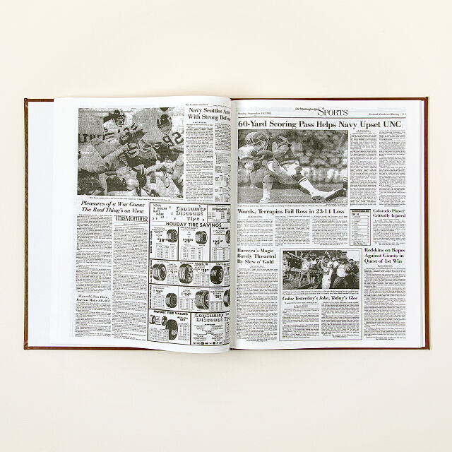 Personalized College Football History Book Goods