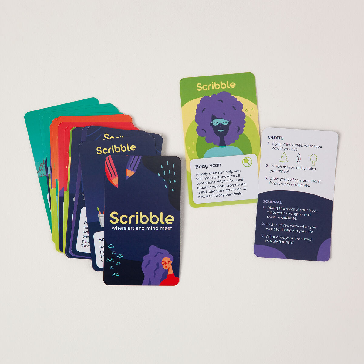 Scribble Journal Activity Cards Art Therapy Goods