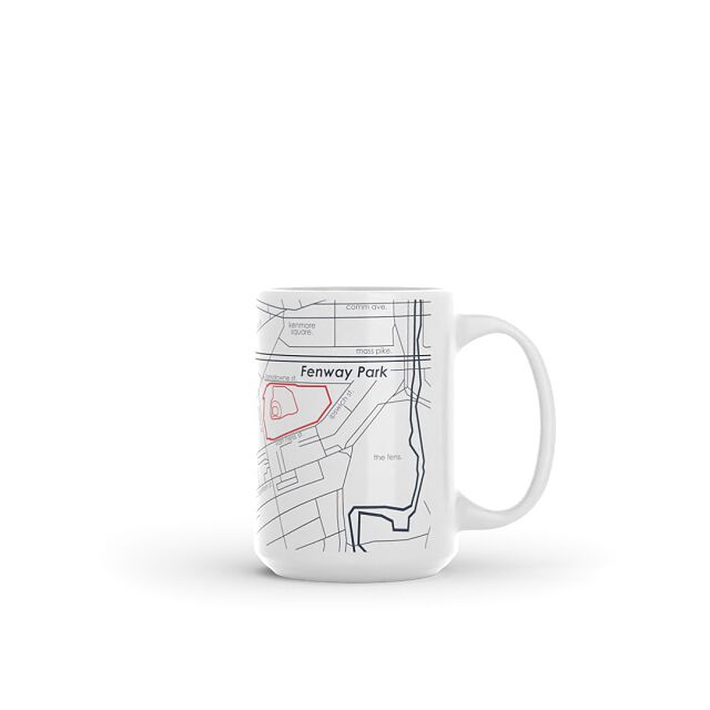 Mlb ballpark map mug baseball fans uncommon goods