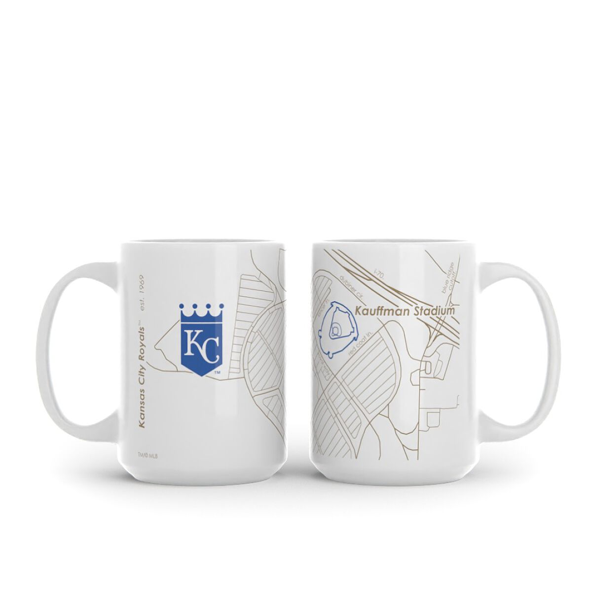 MLB Ballpark Map Mug - Kansas City Royals