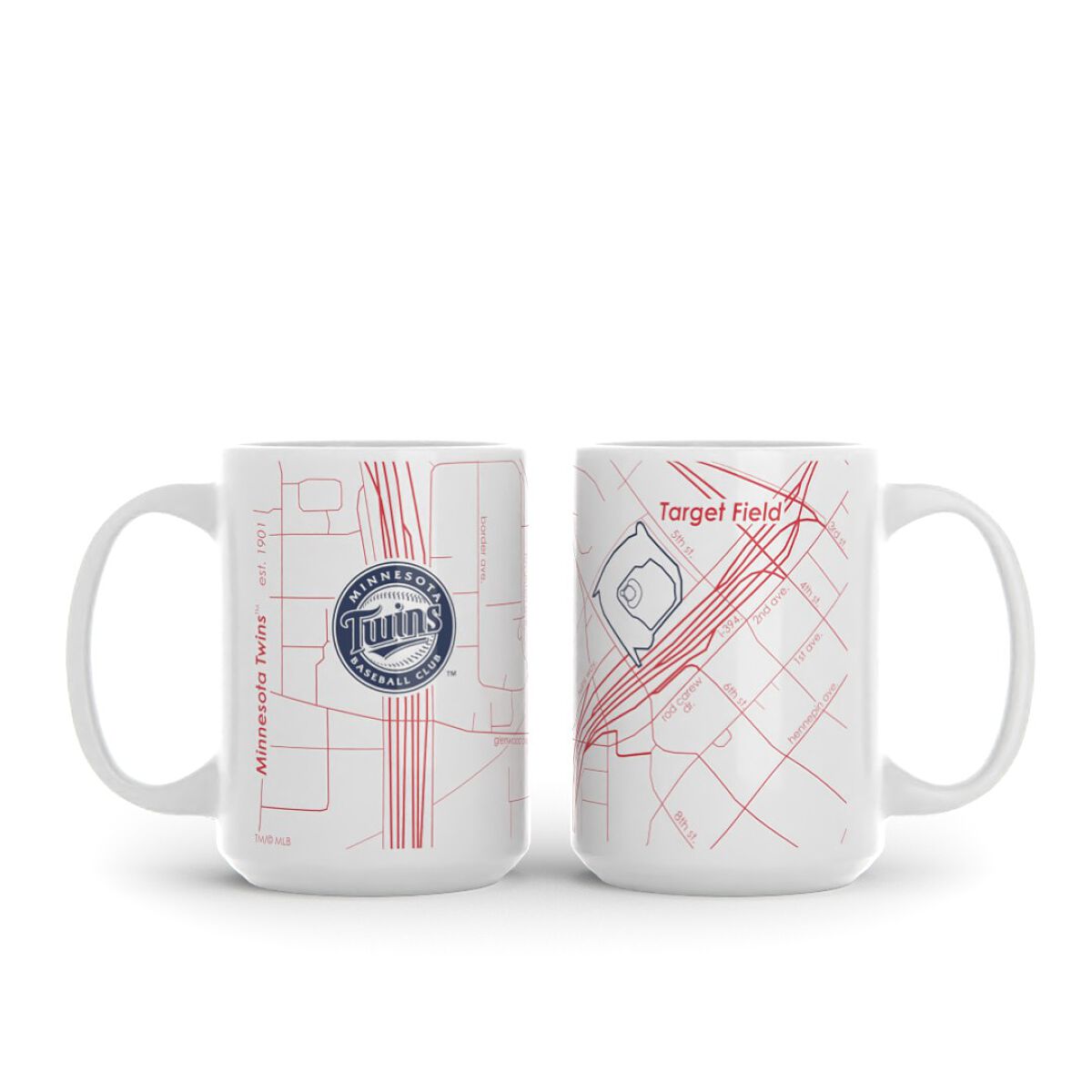 MLB Ballpark Map Mug - Minnesota Twins