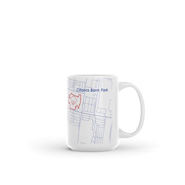 Mlb ballpark map mug baseball fans uncommon goods