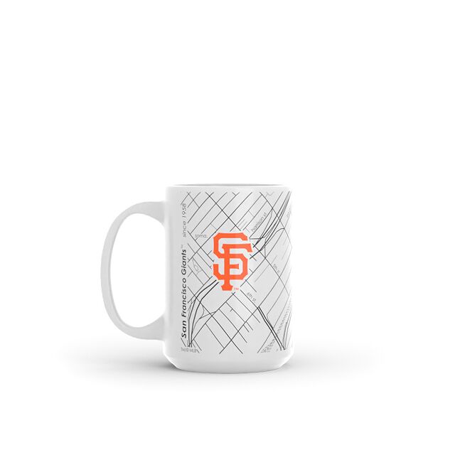 Mlb ballpark map mug baseball fans uncommon goods