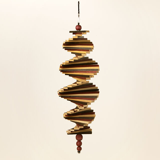 Hanging Wooden Wind Spinner Garden Goods