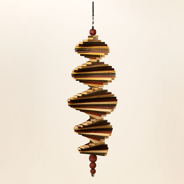 Hanging Wooden Wind Spinner Garden Goods