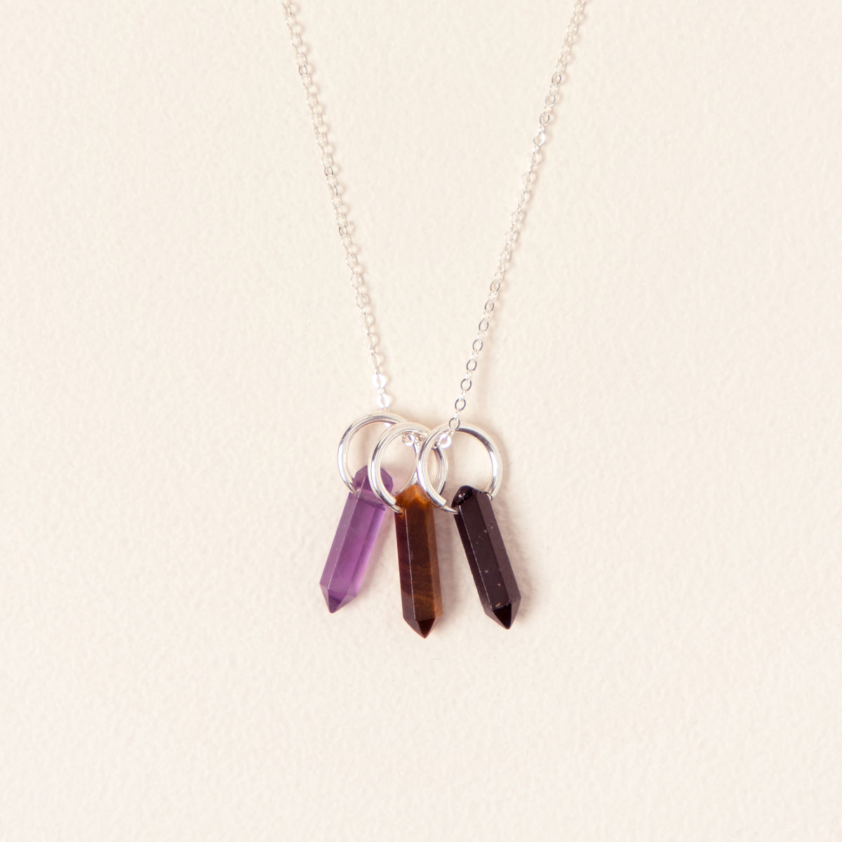 Goods Crystals of Strength Necklace Amethyst Charm