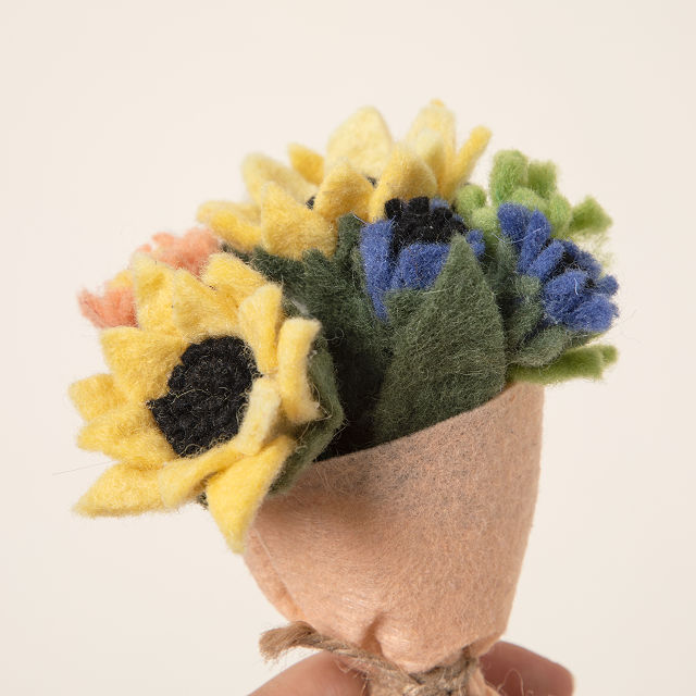 Felt Flower Bouquet Flower Gifts Goods
