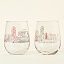 College Cityscape Wine Glasses - Set of 2 thumbnail 3