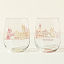 College Cityscape Wine Glasses - Set of 2 thumbnail 3