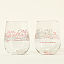 College Cityscape Wine Glasses - Set of 2 thumbnail 3