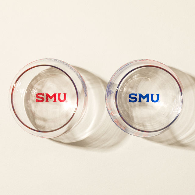 College Cityscape Wine Glasses - Set of 2