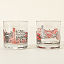 College Cityscape Rocks Glasses - Set of 2 thumbnail 4