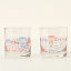 College Cityscape Rocks Glasses - Set of 2 thumbnail 3