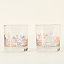 College Cityscape Rocks Glasses - Set of 2 thumbnail 4
