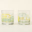 College Cityscape Rocks Glasses - Set of 2 thumbnail 4