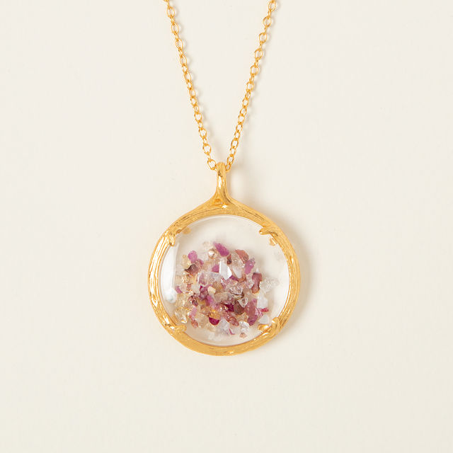 Custom Mixed Birthstone Necklace Handmade Goods