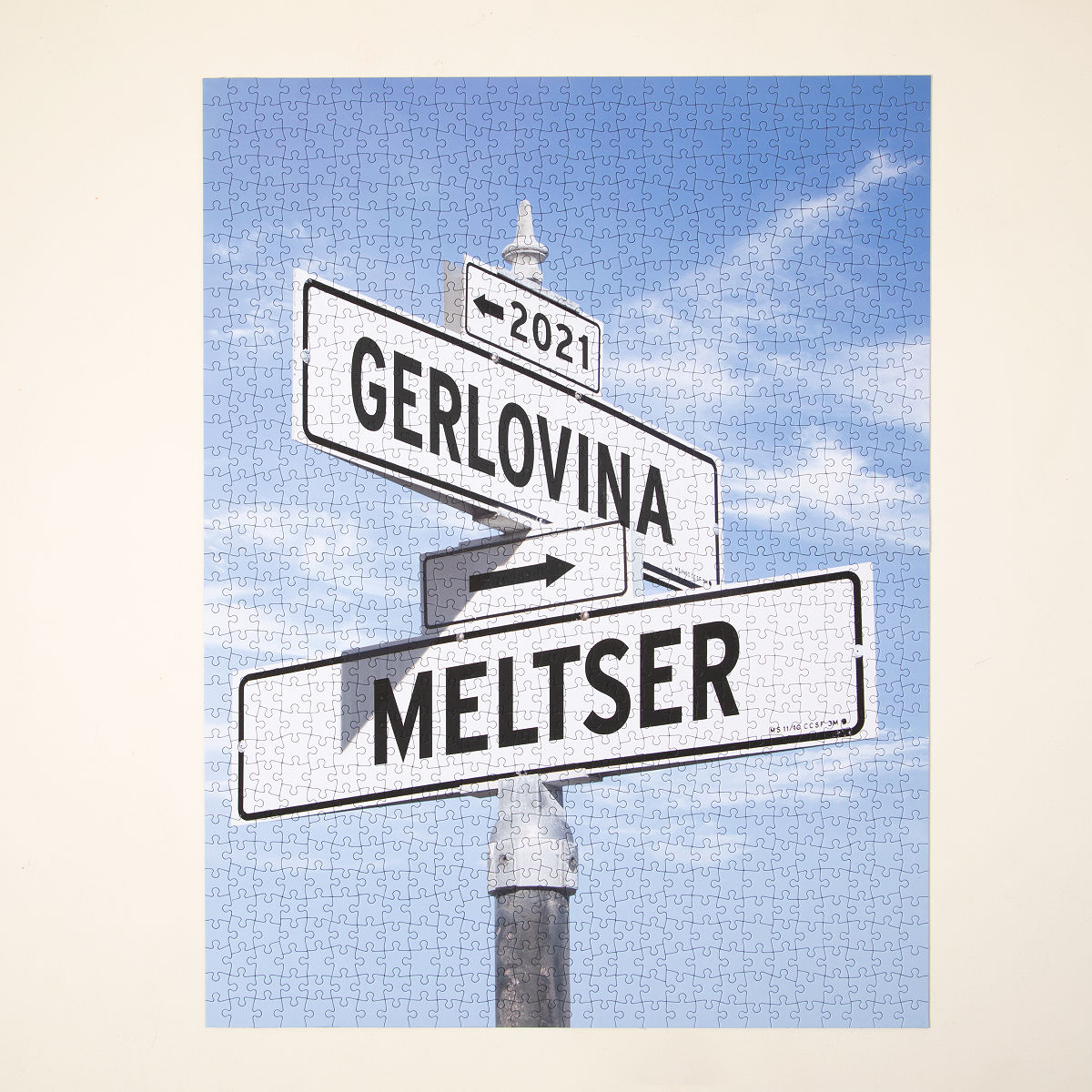 Intersection of Love Personalized Jigsaw Puzzle