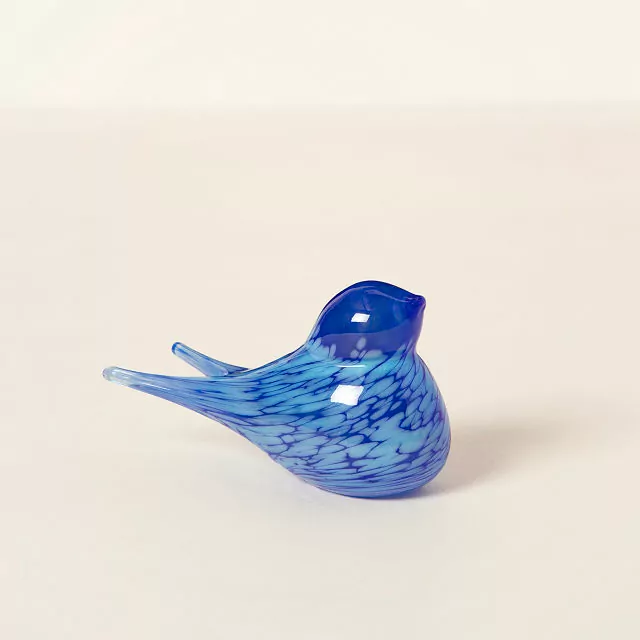 Uncommon Goods | Bluebird of Hope Desktop Sculpture | Bird Art