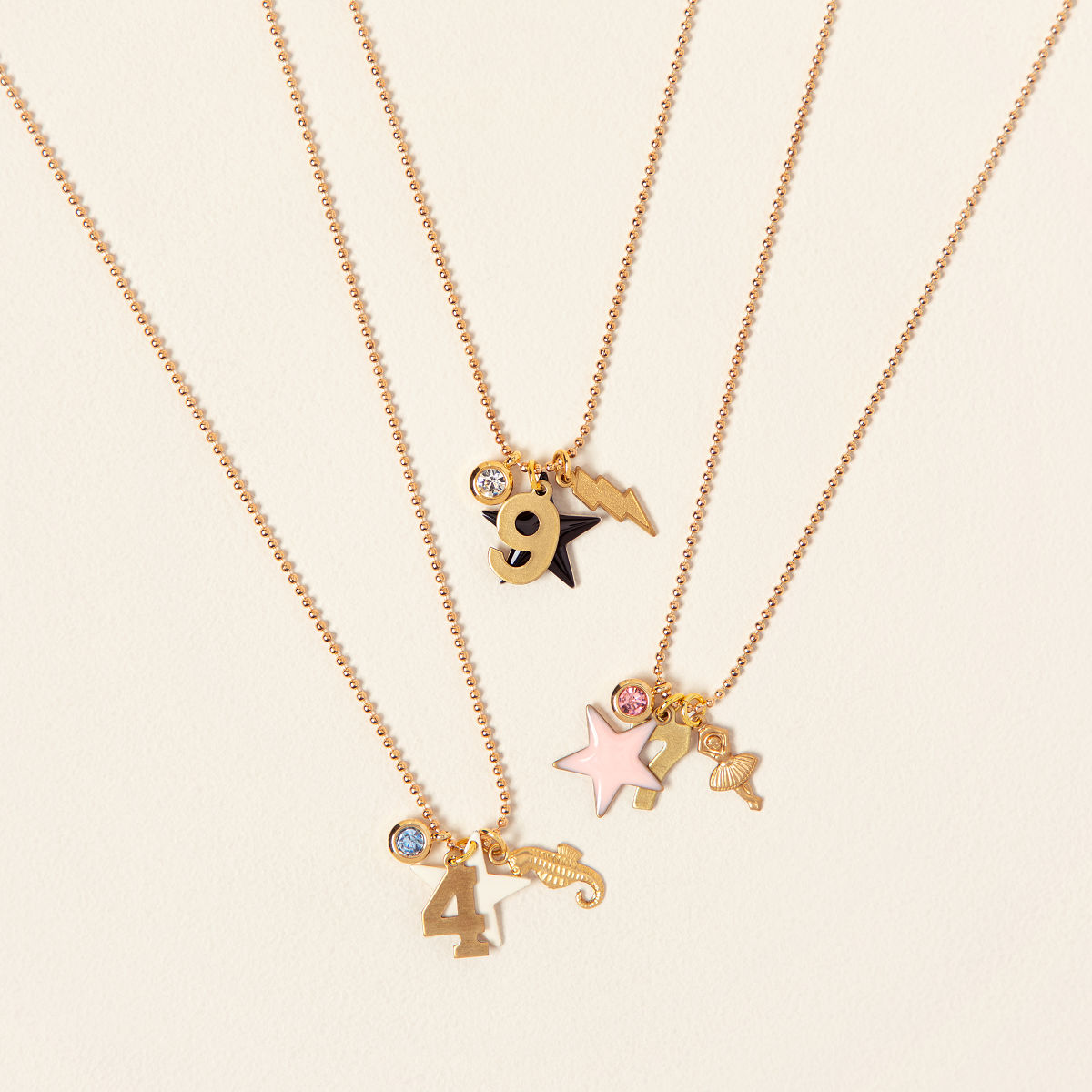 Custom Birthday Charm Necklace