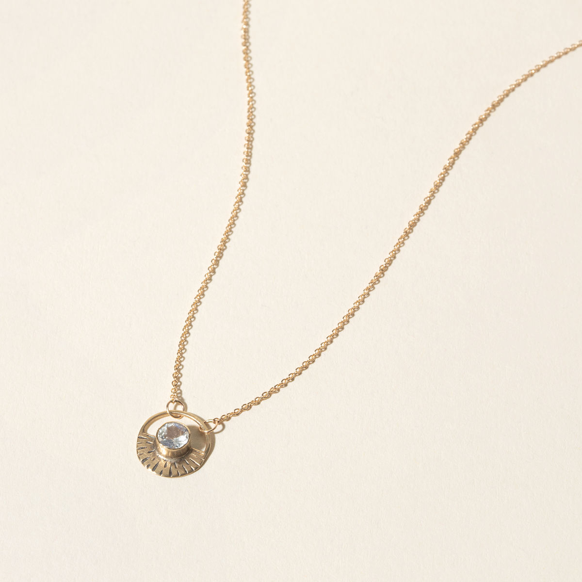 14k Gold Moonlight Necklace