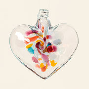 Heart of Memories Glass Window Charm