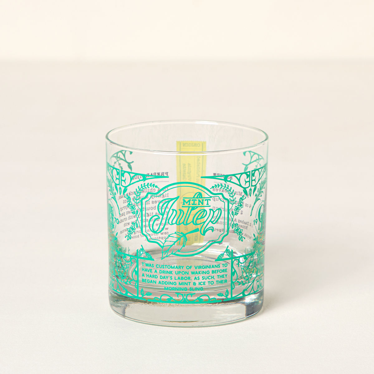 U.S. Whiskey History Glasses - Mint Julep
