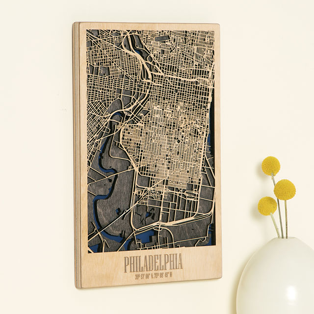 3D City Map Art City Wall Art Goods