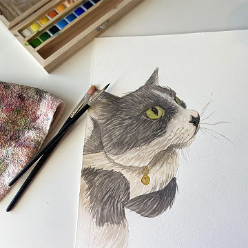 Pet Portrait Painting Class