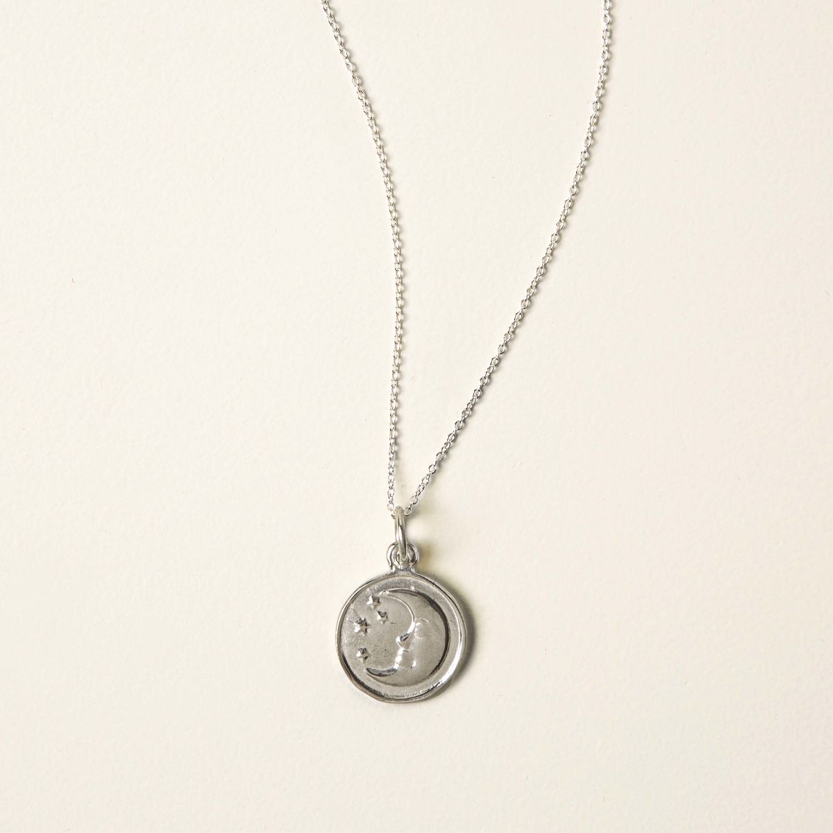 Moon & Stars for Acceptance Necklace - Silver