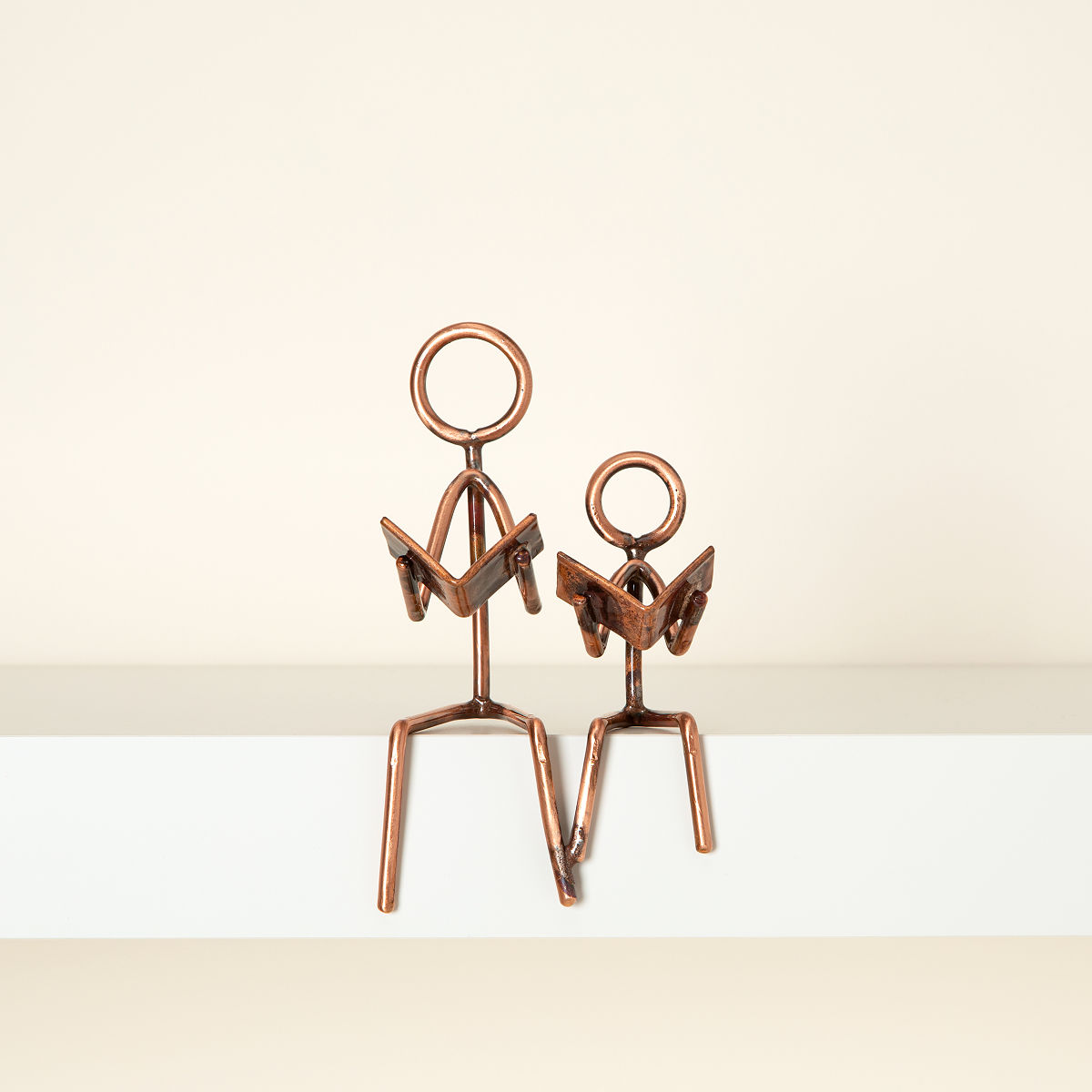Reading Family Shelf Sculpture - Family of 2