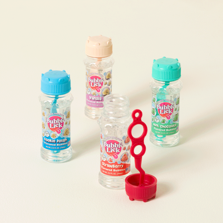 Ice Cream Shop Lickable Bubbles - Set of 4