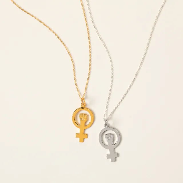 Feminism Woman Symbol Necklace Uncommon Goods Female Power