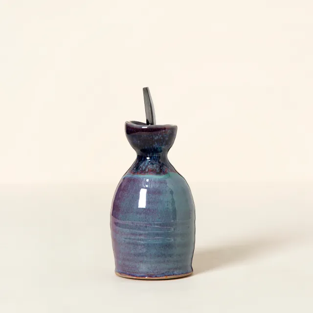 Patina Purple vinegar container