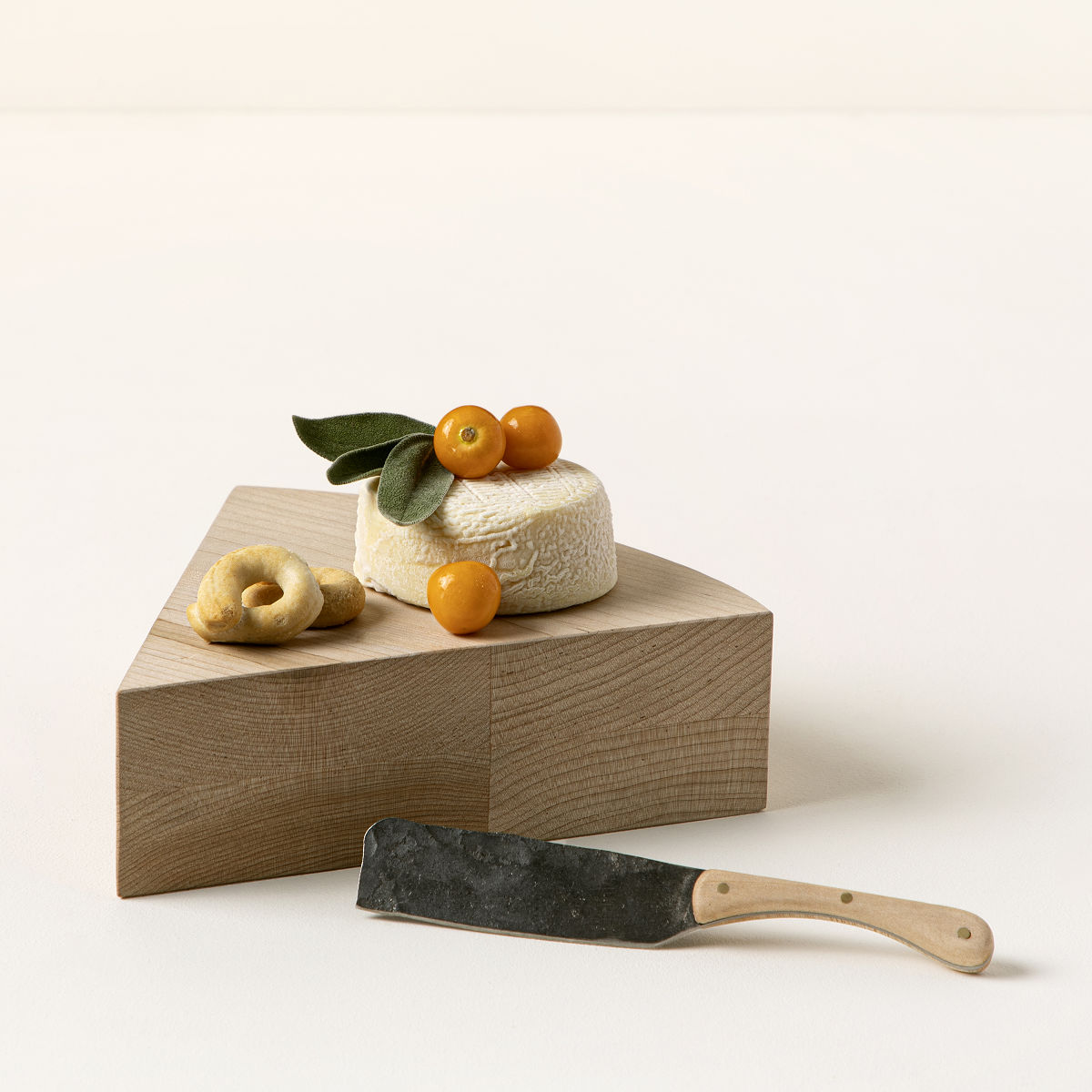 The Cheese Block with Knife Cheese Board Goods