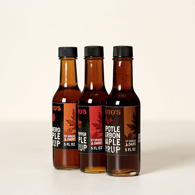 Chili Infused Maple Syrup Trio Spicy Syrup Goods