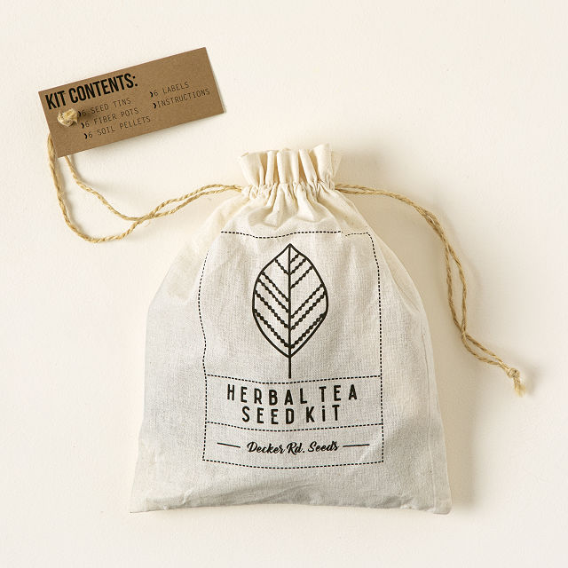 Flowering Herbal Tea Garden Kit Herb Tea Kit Goods