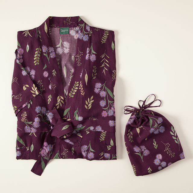 Birth Month Flower Robe