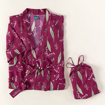 Birth Month Flower Robe