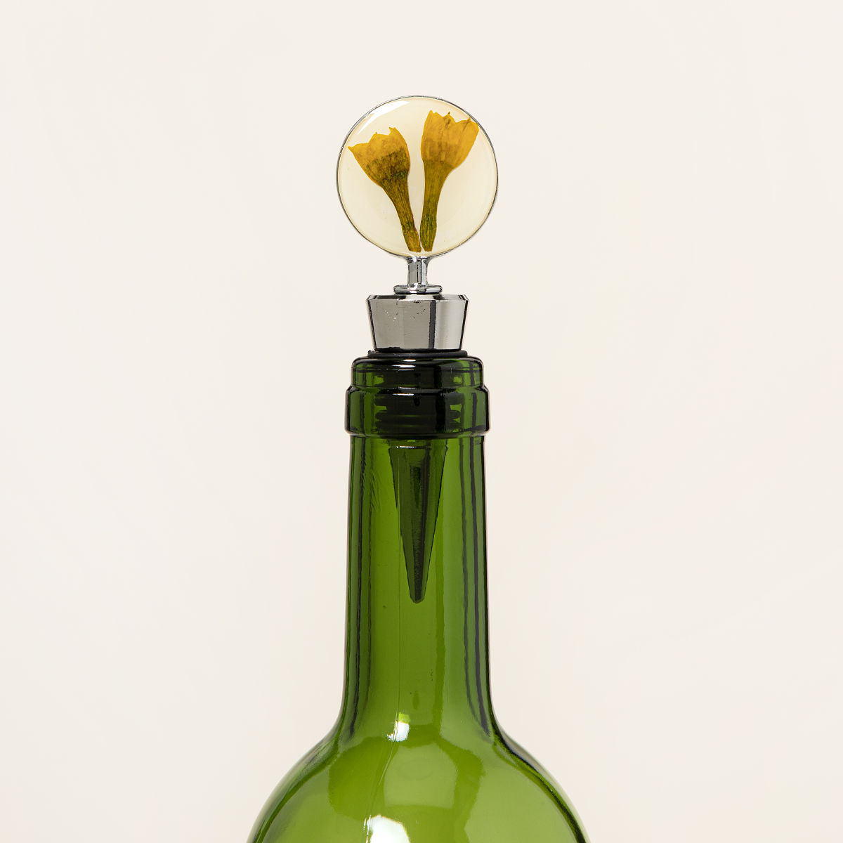 Birth Month Flower Wine Bottle Stopper - March