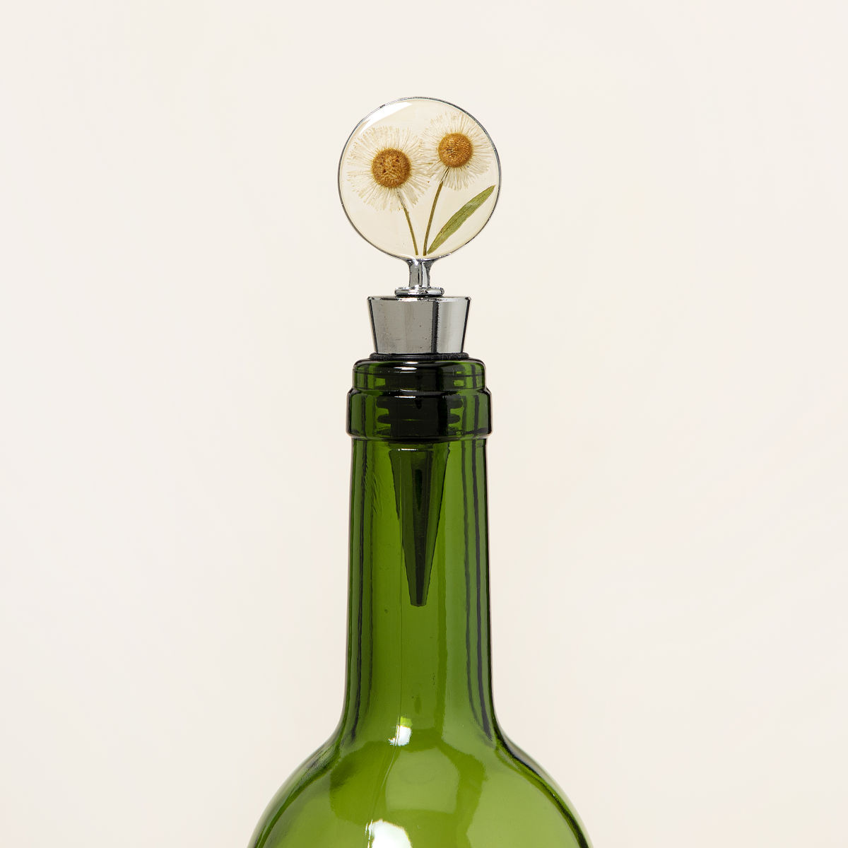 Birth Month Flower Wine Bottle Stopper - April